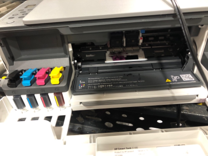Photo 1 of HP Smart-Tank 5101 Wireless All-in-One Ink-Tank Printer with up to 2 Years of Ink Included (1F3Y0A),White