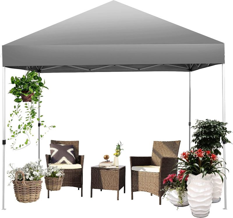 Photo 1 of 10x10 Pop Up Canopy, Ez Up Canopy, Portable Instant Canopy, Outdoor Canopy Event Tent, Waterproof Vendor Canopy, Tents for Parties, Wedding, Camping,