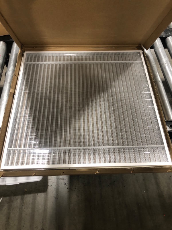 Photo 2 of 22.5"w X 22.5"h Return Air Vent Cover, Hon&Guan Aluminum Alloy Shed Vents for Interior Doors