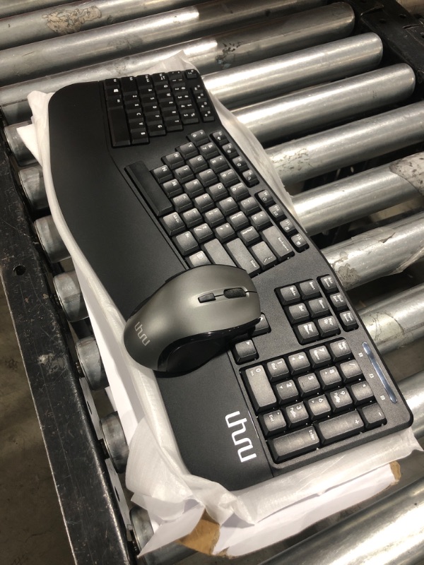 Photo 2 of Ergonomic Wireless Keyboard and Mouse - UHURU UEKM-20 Wireless