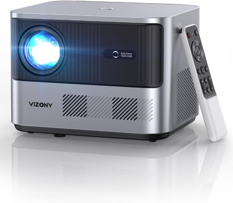 Photo 1 of VIZONY FHD 1080P Projector 4K Support, 800ANSI 5G WiFi Bluetooth Projector, Outdoor Projector with Full-Sealed Engine/Electric Focus/4P4D/PPT/Zoom