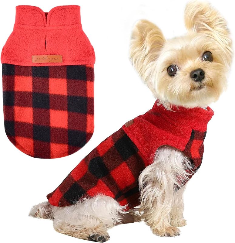 Photo 1 of [Size XS] Doggie Sweater- Red Plaid