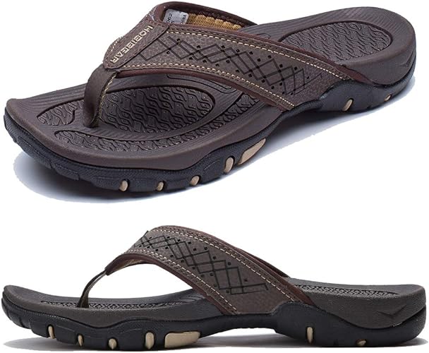 Photo 1 of [Size 11] KIIU Mens Thong Sandals Indoor and Outdoor Beach Flip Flop
