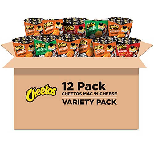 Photo 1 of Cheetos Mac 'N Cheese, 3 Flavor Variety Pack, (12 Cups)
