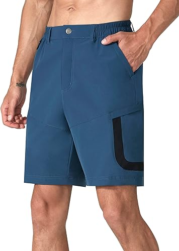 Photo 1 of [Size XXL] EZRUN Men's Hiking Cargo Shorts Casual Golf Shorts Outdoor Work Shorts with Multi Pockets for Travel Fishing Camping
