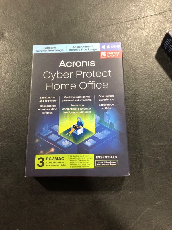 Photo 2 of acronis cyber protect home office, SOFTWARE essentials 