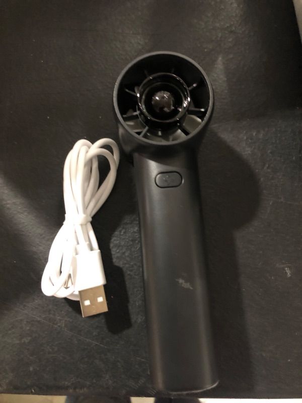 Photo 1 of GAOYITK Portable Handheld Fan, Handheld Turbo Fan, Personal Fan with USB Rechargeable Battery Operated, 3 Speeds for Travel, Outdoors, Home, Office
