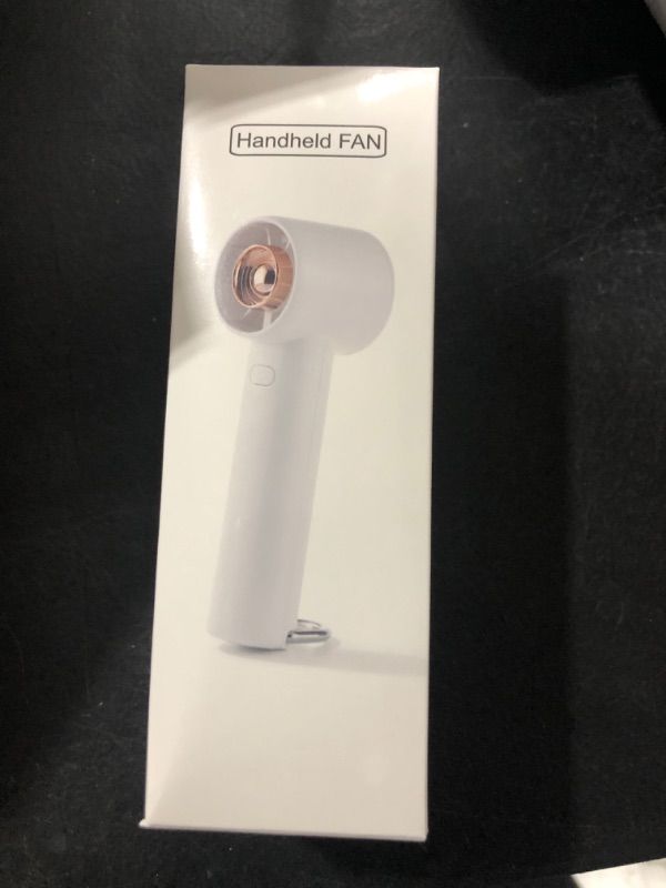 Photo 1 of GAOYITK Portable Handheld Fan, Handheld Turbo Fan, Personal Fan with USB Rechargeable Battery Operated, 3 Speeds for Travel, Outdoors, Home, Office
