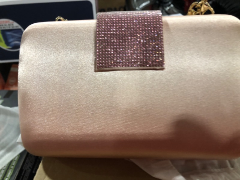 Photo 2 of Ava&Lina Clutch Purses for Women Wedding Rhinestone Evening Bag Bridal Shower Gift Engagement Gift for Her
