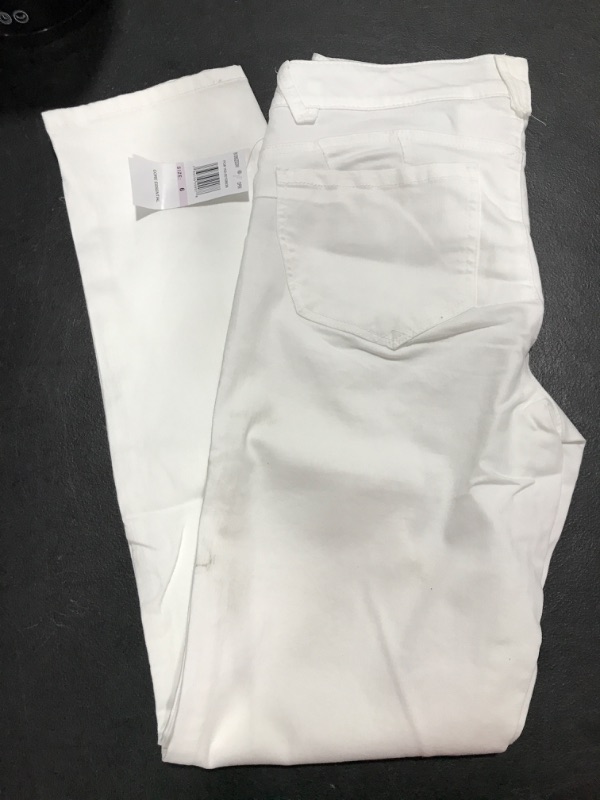 Photo 2 of [Size 6] Democracy Women's Ab Solution Straight Leg Jean 6 Optic White