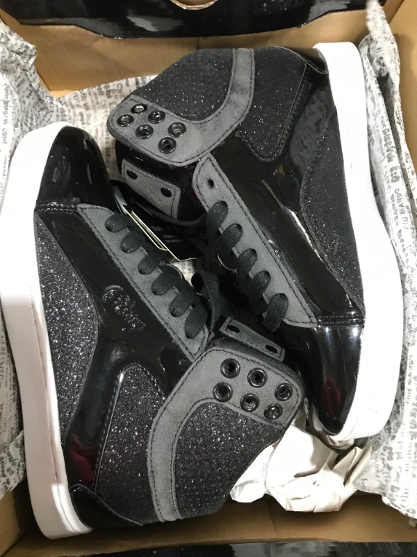 Photo 2 of [Size 5] Pastry Women's Glitter High Top Sneakers 5 Black