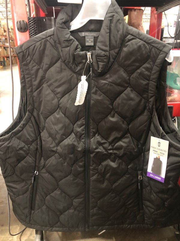 Photo 2 of [Size XXL] Free Country Free Cycle Quilted Vest- Black