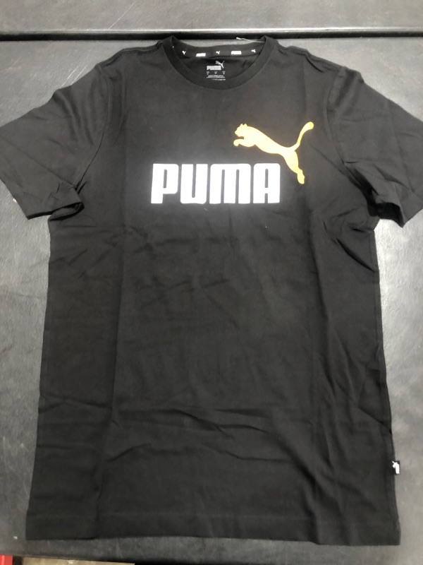 Photo 1 of [Size S] Puma Tee- Black/Gold