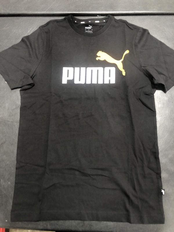 Photo 1 of [Size XL] Puma Tee- Black/Gold
