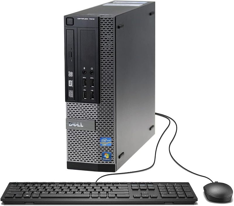 Photo 1 of Dell Optiplex 7010 Business Desktop Computer (Intel Quad Core i5-3470 3.2GHz, 16GB RAM, 2TB HDD, USB 3.0, DVDRW, Windows 10 Professional (Renewed)
