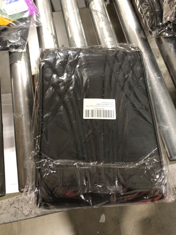 Photo 1 of qzhiren Car Center Console Cover-Armrest Box Mat,Memory Foam Leather Arm Rest Covering Car, Arm Rest Cushion for SUV/Truck/Vehicle (Black) Texture1 Black