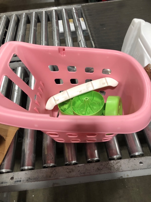 Photo 3 of Step2 Little Helper's Shopping Cart | Pink Toy Shopping Cart for Toddlers