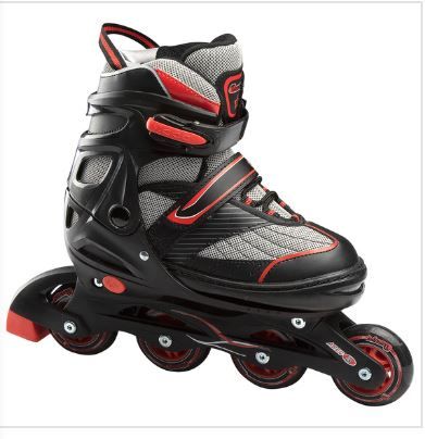 Photo 1 of CHICAGO SKATES Black Red Skates Sz 8