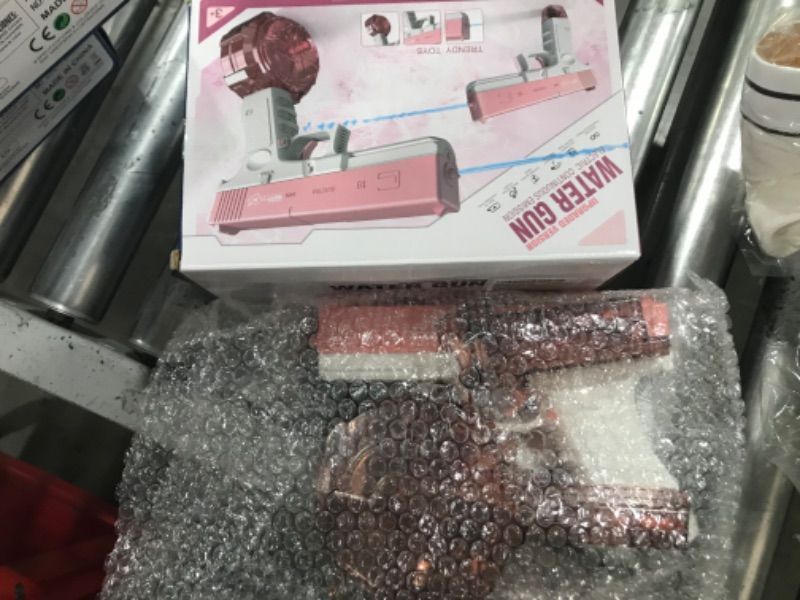 Photo 1 of 2023 Electric Water Gun & Squirt Guns 450+60cc for Endless Fun, Perfect Birthday Summer Outdoor Gift for Kids and Adults in Summer Parties, Swimming Pool Battles, and Outdoor Adventures (Pink Drum)

