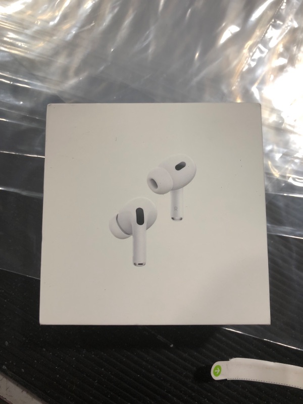 Photo 7 of Apple AirPods Pro (2nd Gen) Wireless Earbuds, Up to 2X More Active Noise Cancelling, Adaptive Transparency, Personalized Spatial Audio MagSafe Charging Case (Lightning) Bluetooth Headphones for iPhone
