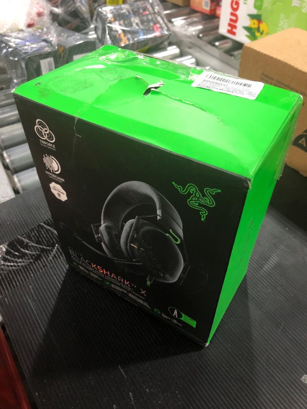 Photo 2 of Razer BlackShark V2 X Gaming Headset: 7.1 Surround Sound - 50mm Drivers - Memory Foam Cushion - for PC, PS4, PS5, Switch, Xbox One, Xbox Series X|S, Mobile - 3.5mm Audio Jack - Classic Black