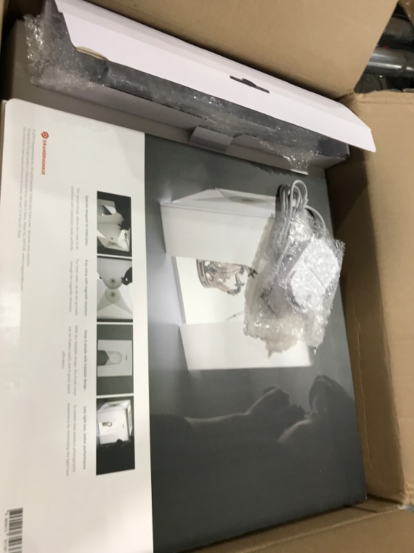 Photo 1 of Foldio2 Plus + Front Cover + Halo Bars | 15" Portable Product Photo Studio Light Box with Dimmable 5700k LED Light | ORANGEMONKIE | World 1st All-in-One Photo Studio W / FRONT COVER + HALO BARS