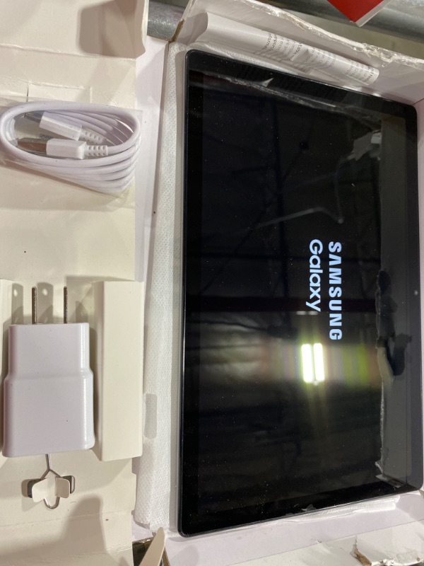 Photo 1 of SAMSUNG Galaxy Tab A8 10.5” 128GB Android Tablet, LCD Screen, Kids Content, Smart Switch, Expandable Memory, Long Lasting Battery, Fast Charging, US Version, 2022, Silver, Amazon Exclusive Silver 128GB / S/N:R8YW816GJE