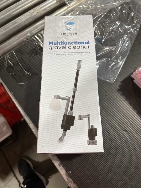 Photo 2 of FinTech Aquarium Gravel Cleaner - Quickly and Easily Clean Your Aquarium - Aquarium Vacuum Gravel Cleaner - Ensure Your Fish Live in a Healthy and Clean Environment - Fish Tank Vacuum Gravel Cleaner