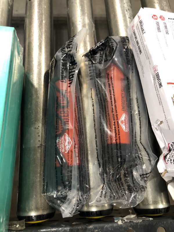 Photo 1 of 2 High Capacity Emergency Survival Water Straws - Personal Water Filter for Camping, Hiking, Travel, Biking, Survival, Emergency preparedness, Lightweight, Reusable and with no Expiration Date. (2)