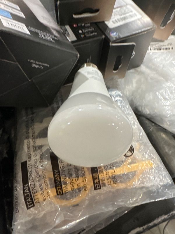 Photo 1 of 100-Watt Equivalent A21 Smart LED Soft White (2700K) Light Bulb with Bluetooth (1-Pack)
