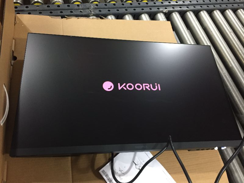 Photo 2 of KOORUI 27 Inch QHD Gaming Monitor 144 Hz, VA, 1ms, DCI-P3 90% Color Gamut, FreeSync G-Sync Compatible, (2560x1440, HDMI, DisplayPort) Black 27inch/144HZ/QHD/VA