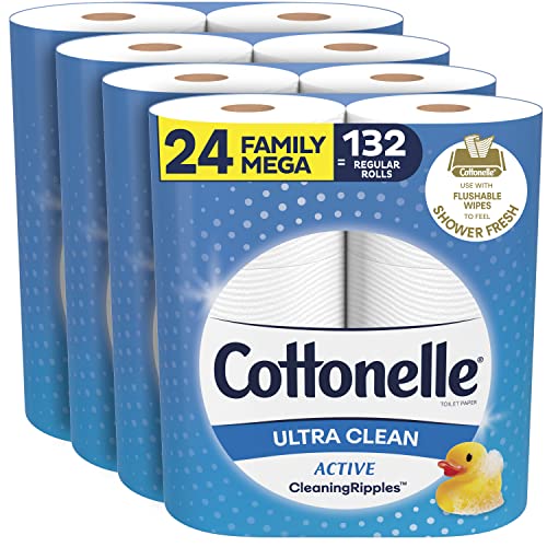 Photo 1 of Cottonelle Ultra CleanCare Strong Toilet Paper 24 Family Mega Rolls Bath Tissue
