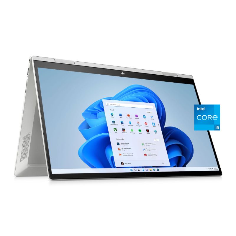 Photo 1 of HP Envy 15.6" FHD Touch x360, Intel Core i5-1135G7, 8GB RAM, 512GB SSD, Silver, Windows 10, 15-ed1055wm
