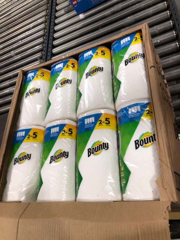 Photo 2 of 16pk of Bounty Select-A-Size Paper Towels, 2 Double Plus Rolls, White, 2 Double Plus Rolls = 5 Regular Rolls
