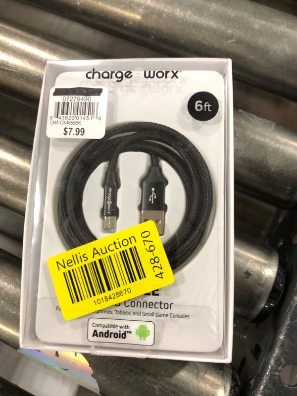 Photo 2 of Chargeworx 6 Ft. Micro Charging Cable