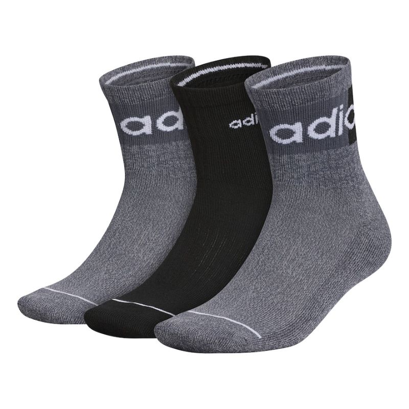 Photo 1 of adidas 3 Pair Quarter Socks Mens