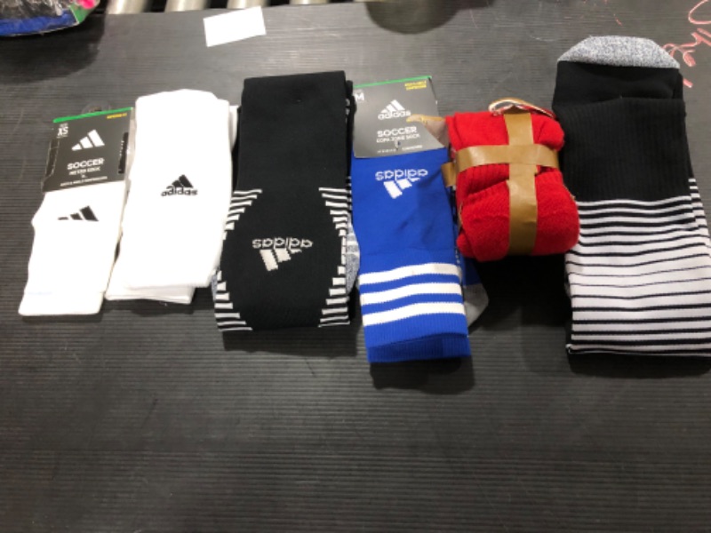 Photo 1 of 6 pairs of adidas socks of soccer 