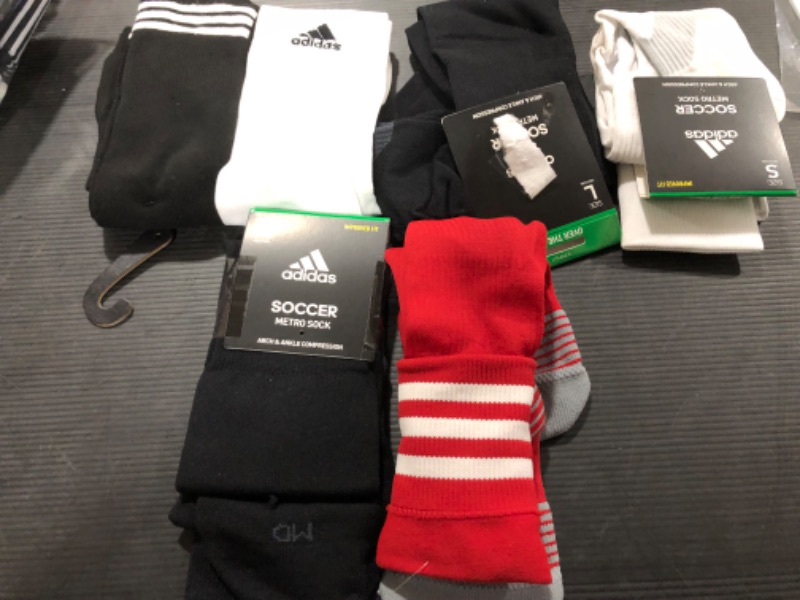 Photo 1 of 6 pairs of adidas socks of soccer 