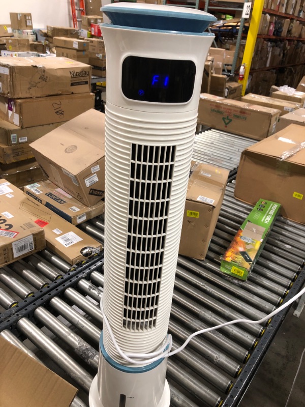 Photo 2 of 43.3'' Portable Air Conditioners, 3-IN-1 Evaporative Air Cooler w/Remote, 15H Timer, 70°Oscillating Cooling Tower Fan, 1.05Gallon Water Tank, 3 Modes & 3 Speeds For Room Home Office