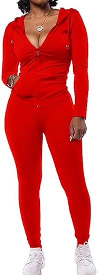 Photo 1 of Batehif 2 Pieces Loungewear Set Tracksuit Outfit Womens Short Sleeve Sweatpants Workout Sets