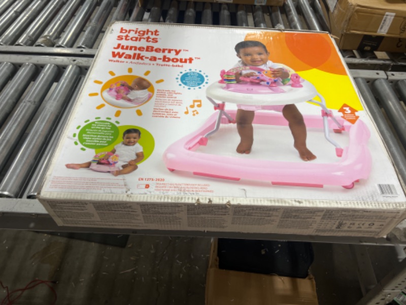 Photo 1 of Bright Starts Walk-A-Bout Walker, Juneberry Delight Juneberry Delight