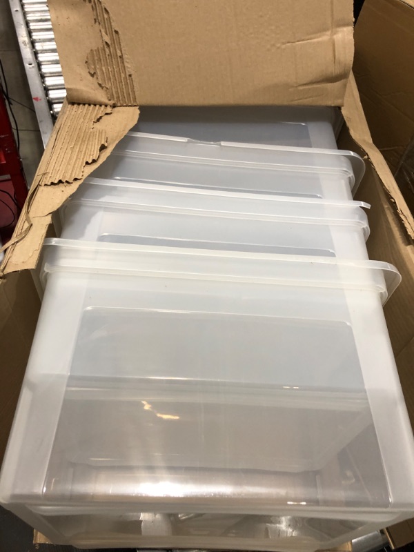 Photo 1 of 15x11x11 - Clear Bins 