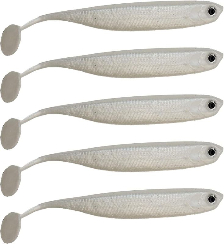 Photo 1 of 10pcs Paddle Tail Swimbaits, Soft Plastic Fishing Lures for Bass Fishing, Swim Shad Bait Minnow Lures Drop Shot Fishing Lures Fluke Baits Soft Plastic Swimbait