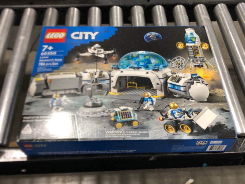 Photo 2 of City Space Lunar Research Base 60350 Building Toy Set for Kids, Boys, and Girls Ages 7+ (786 Pieces) Frustration-Free Packaging