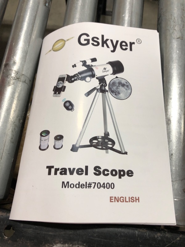 Photo 3 of Gskyer Telescope, 70mm Aperture 400mm AZ Mount Astronomical Refracting Telescope for Kids Beginners - Travel Telescope with Carry Bag, Phone Adapter and Wireless Remote