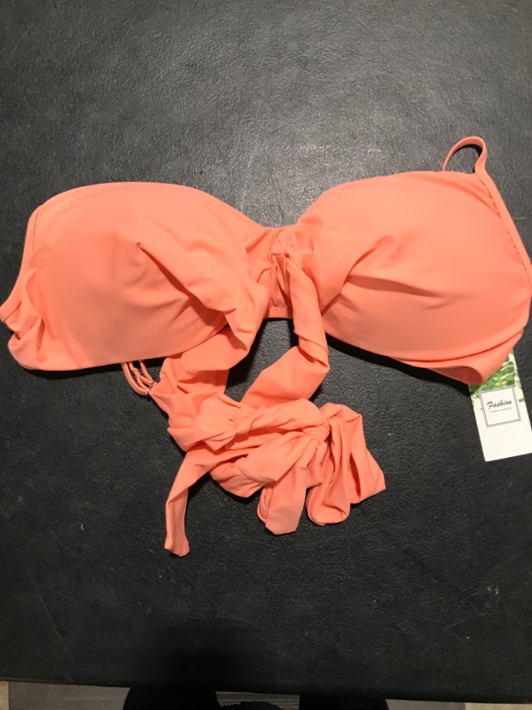 Photo 1 of [Size 2XL] Bikini Top- Coral