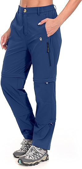 Photo 1 of [Size S] Little Donkey Andy Women's Stretch Convertible Pants, Zip-Off Quick-Dry Hiking Pants
