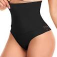 Photo 1 of [Size L] VIVISOO Tummy Control Shapewear Thong for Women Seamless High Waisted Underwear No Show Nylon Brief Everyday Shaping Panties Black Large