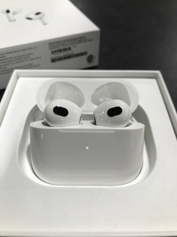 Photo 1 of BRAND NEW--Apple AirPods with Lightning Charging Case (3rd Generation)