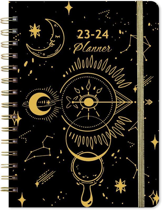 Photo 1 of Planner 2023-2024 Calendar, Daily Weekly and Monthly Planner 2023-2024 for Women, Academic Planner 8.5 * 6.4" Hardcover
x2